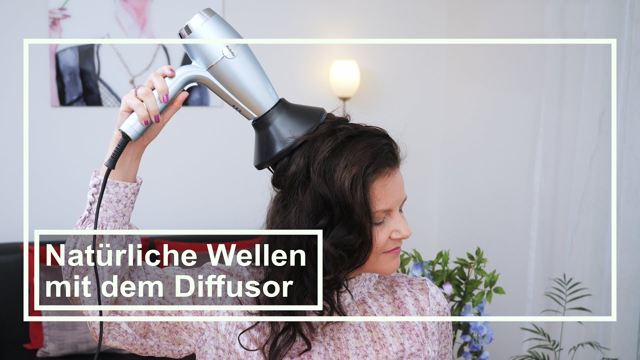 Natürliche Wellen mit dem Diffusor - BaByliss Hydro Fusion 2100 Haartrockner