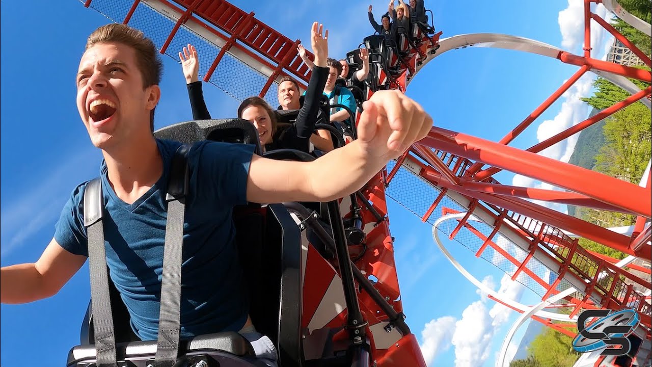 We Rode Stunt Pilot! On Ride POV Reaction | New RMC Raptor at Silverwood Theme Park