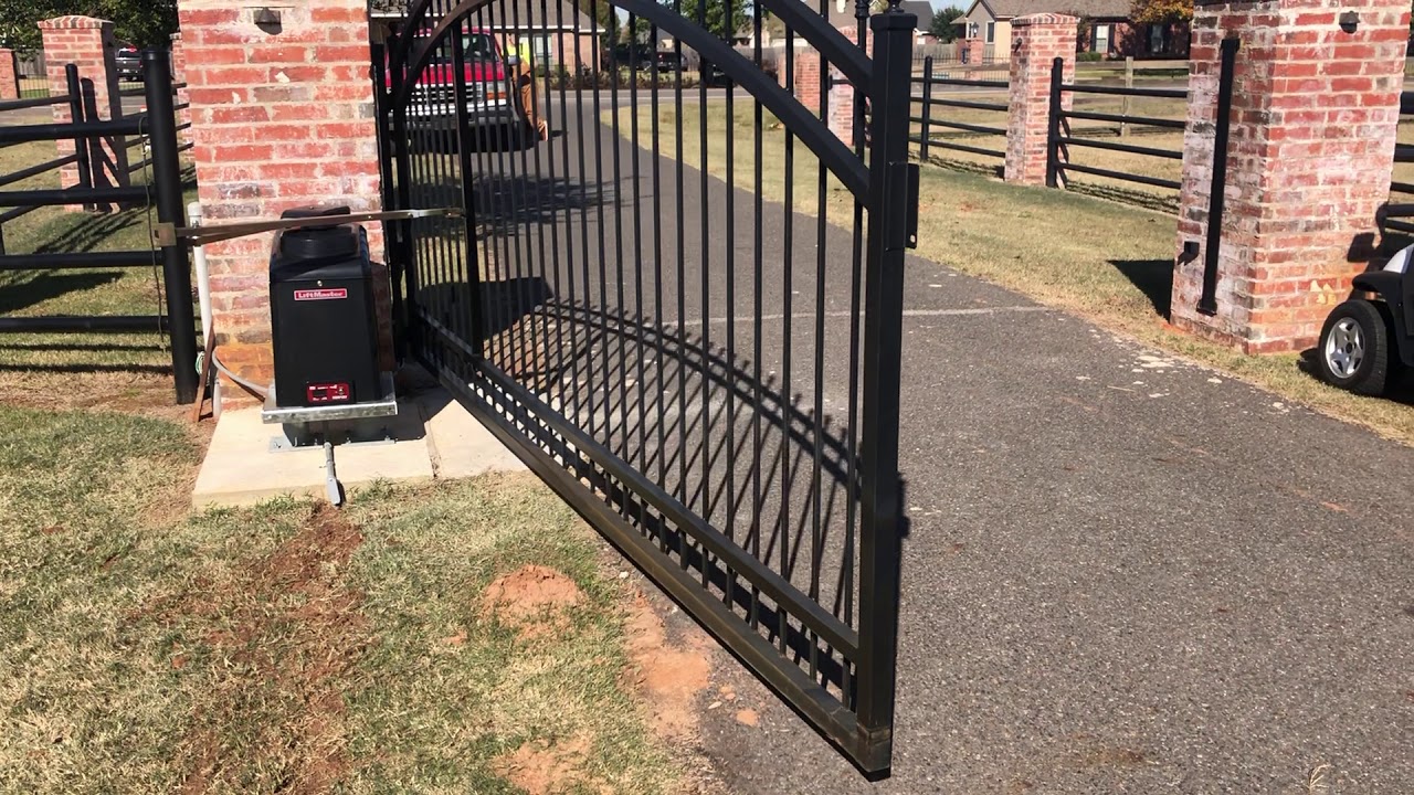 Best Residential gate opener!  LiftMaster RSW12U, Solar, Smartphone App controlled