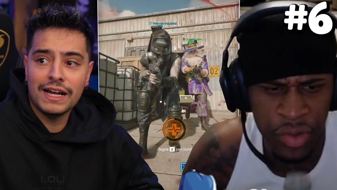 CORINGA jogando WARZONE com OCLENIS, BRABOX E GOKU! EP 6