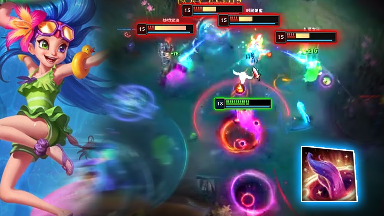 Rank 1 Zoe : 1v9 HardCarry in HighElo - Engsub