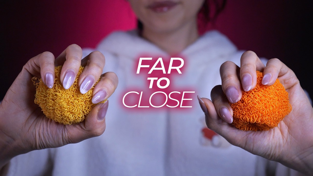 ASMR Far to Close Sounds to Trigger Spatial Awareness (No Talking)