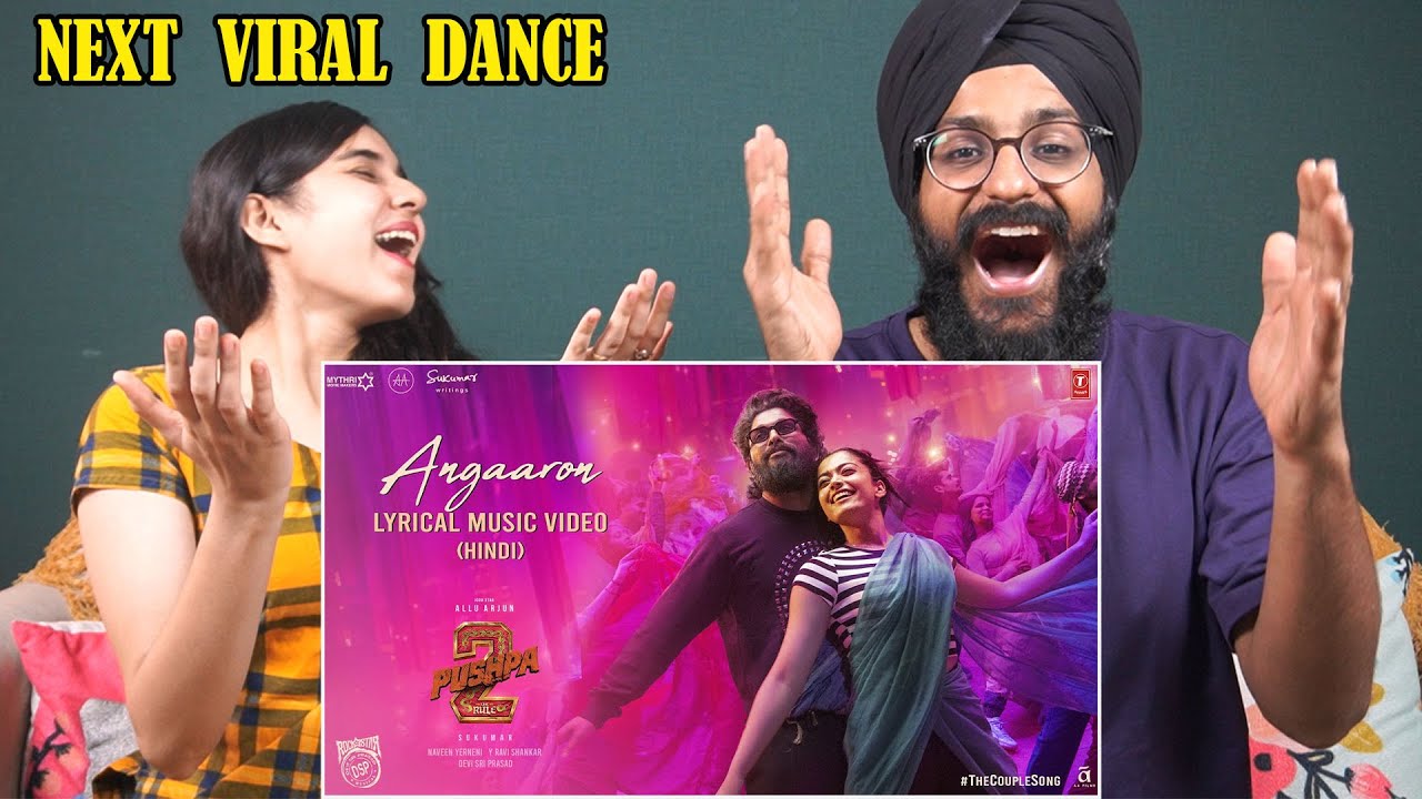 Angaaron (The Couple Song) Reaction| Pushpa 2 The Rule | Allu Arjun |Rashmika |Sukumar