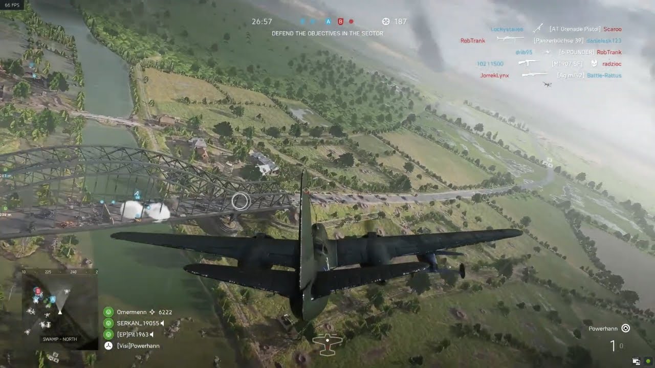 Airstrike With Bat Glider Bombs
