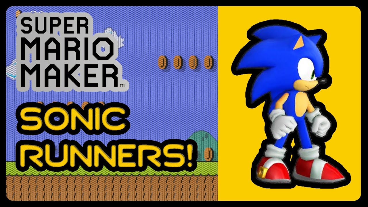 Sonic Runners in Super Mario Maker! (1080p/60fps)