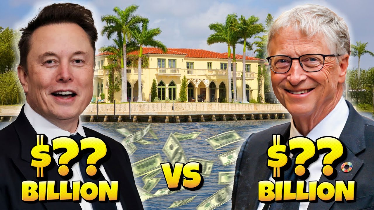 Elon Musk vs Bill Gates - Who is RICHER?