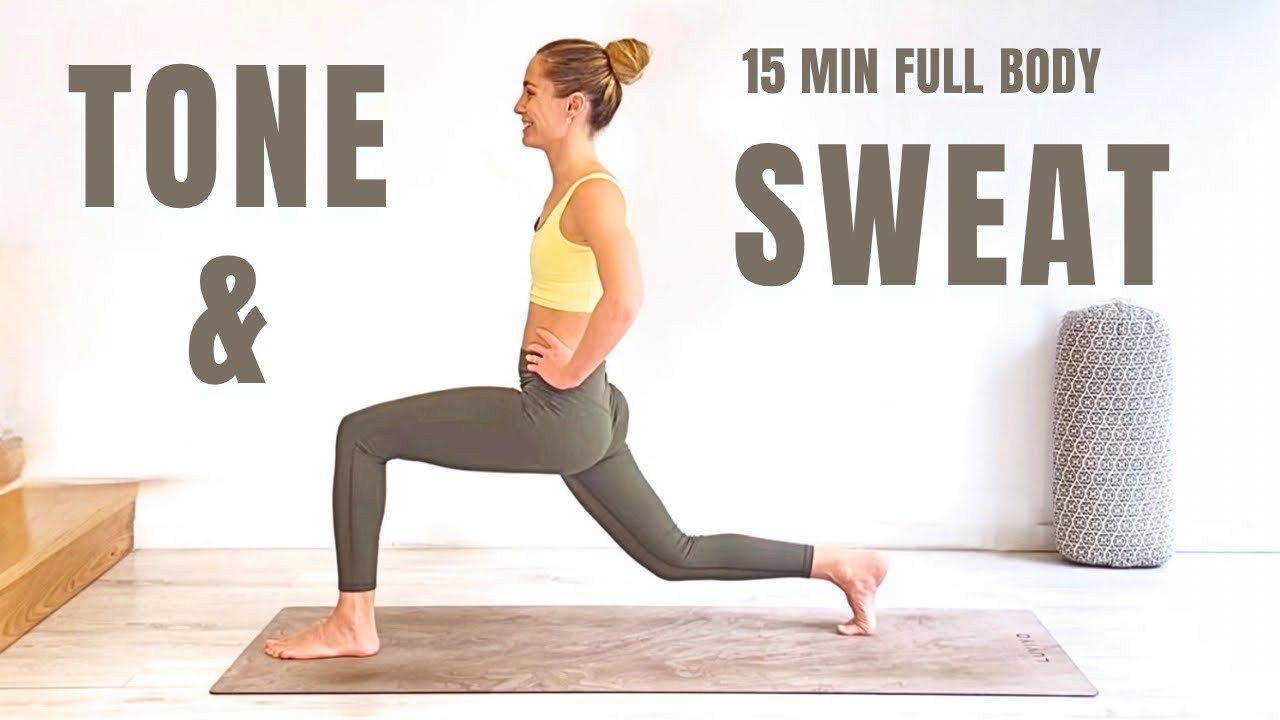 15 Min Full Body Yoga Burn | Build Strength, Tone & Sweat