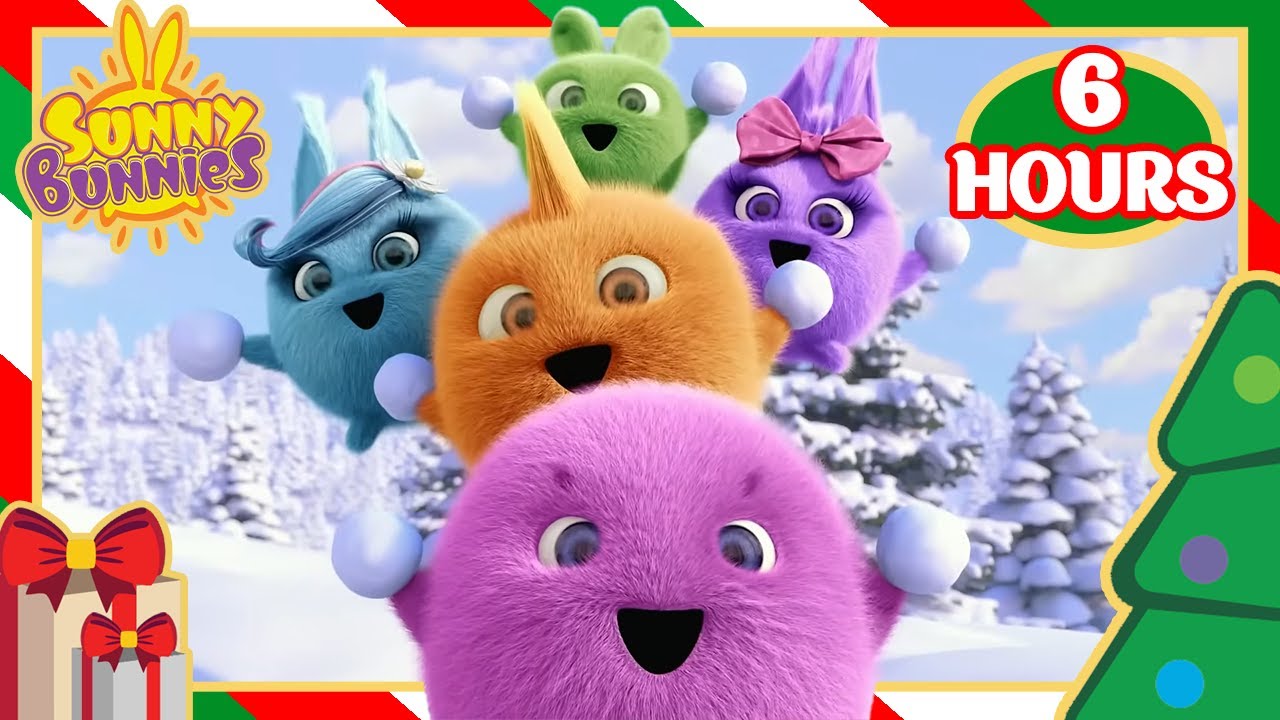 The Sunny Bunnies are having so much fun in the snow! ⛄️ | 6 hours of Full Sunny Bunnies Episodes!