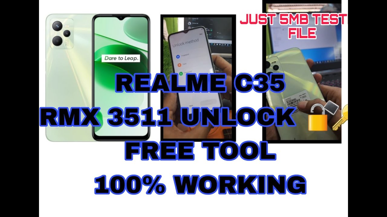 REALME C35 - RMX3511 UNLOCK FILE JUST 5MIN TESTED FILE SSS SOFTWARE SOLUTIONS - (TAMIL)