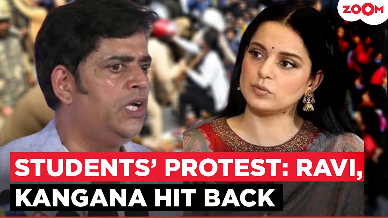 Students' Protest Sparks Political Storm! Ravi Kishan, Kangana Ranaut React Strongly Again