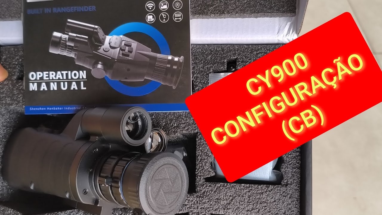 🎯 (passo a passo) DE COMO CONFIGURAR  CALCULADORA BALÍSTICA DO HENBAKER CY900
