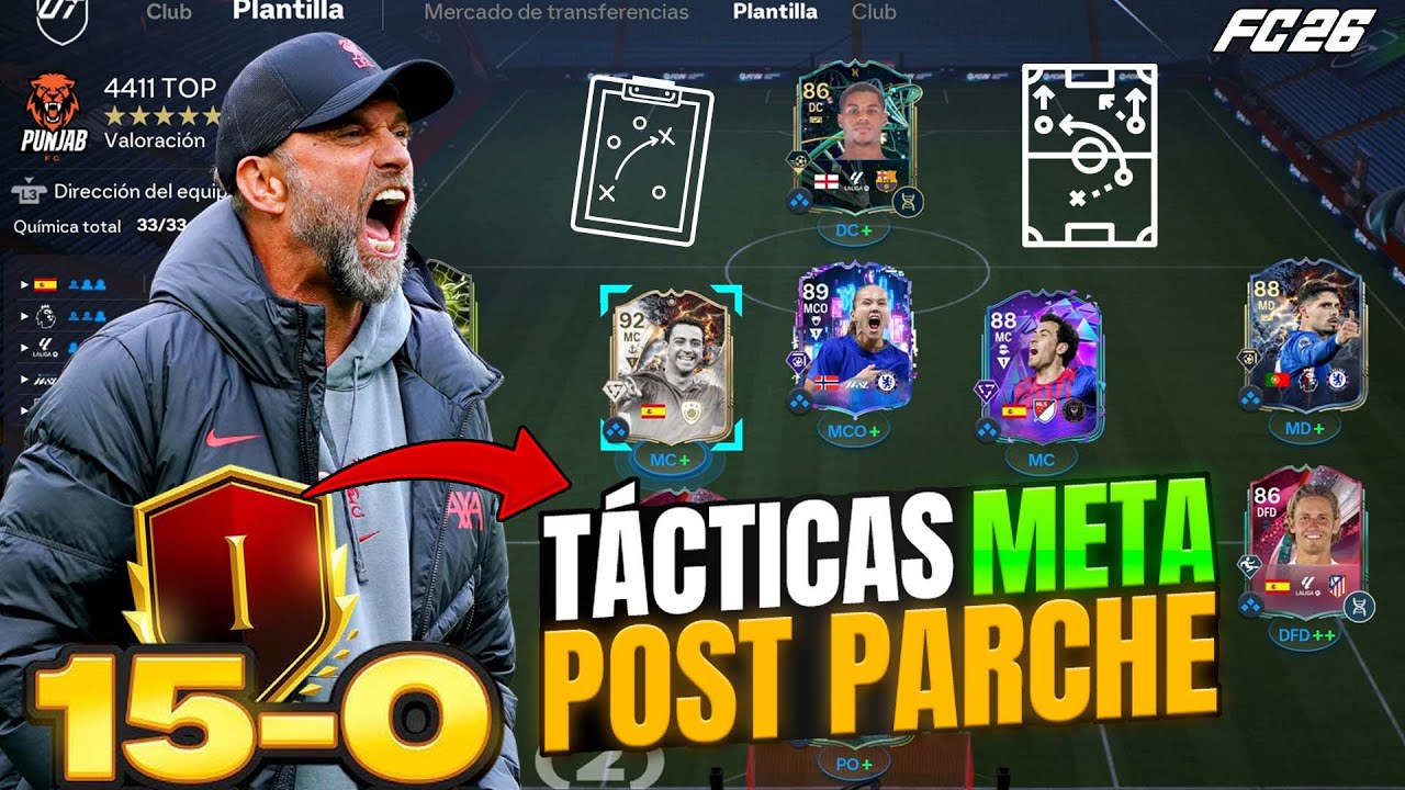 HICE 15-0 CON EST&Aacute;S T&Aacute;CTICAS POST PARCHE EN EA FC 26