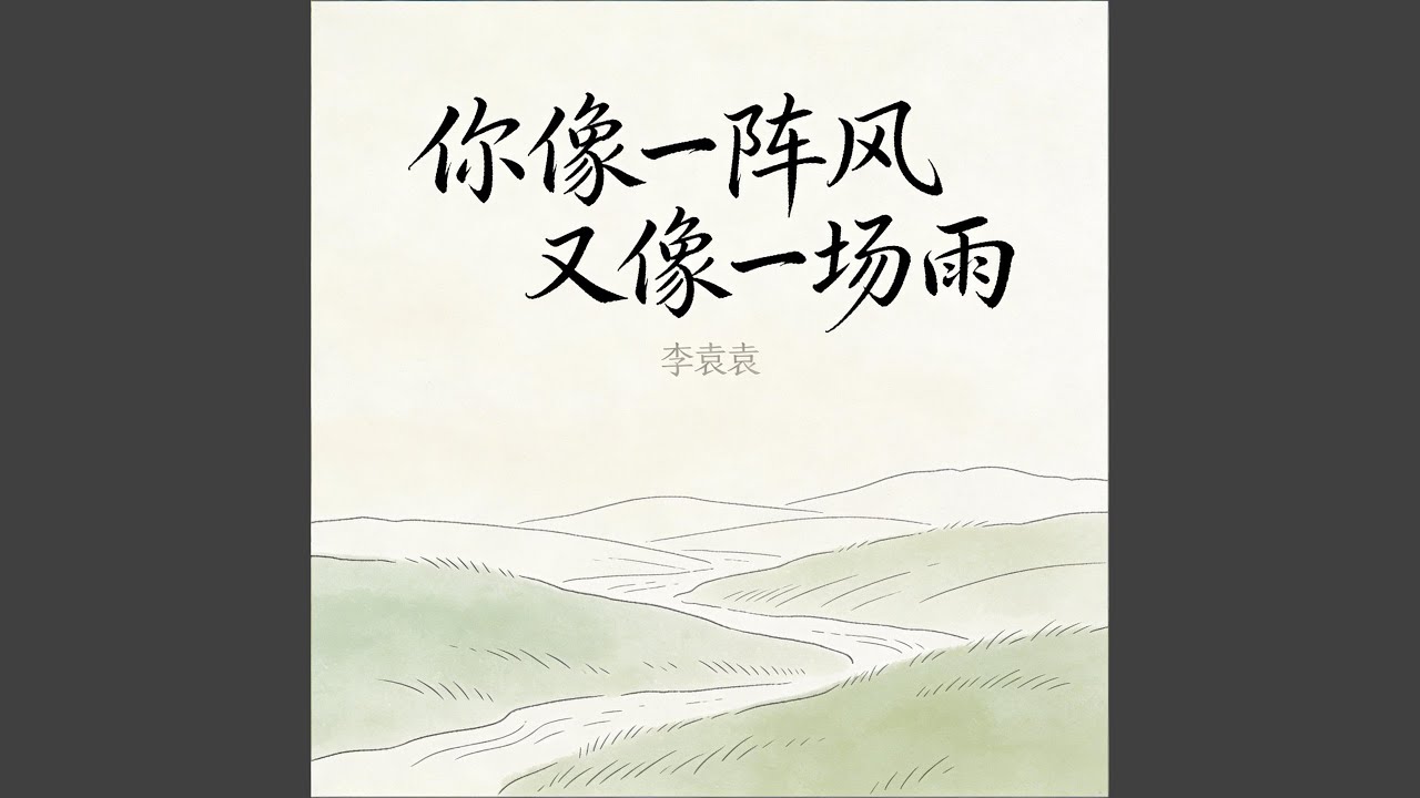 你像一阵风又像一场雨