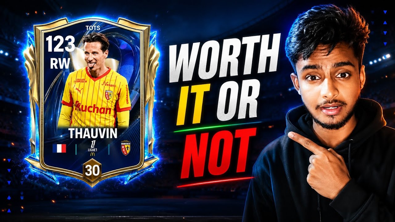 123 TOTS THAUVIN Review 🔥 Hidden Beast RW in FC Mobile? | Worth It Or Not