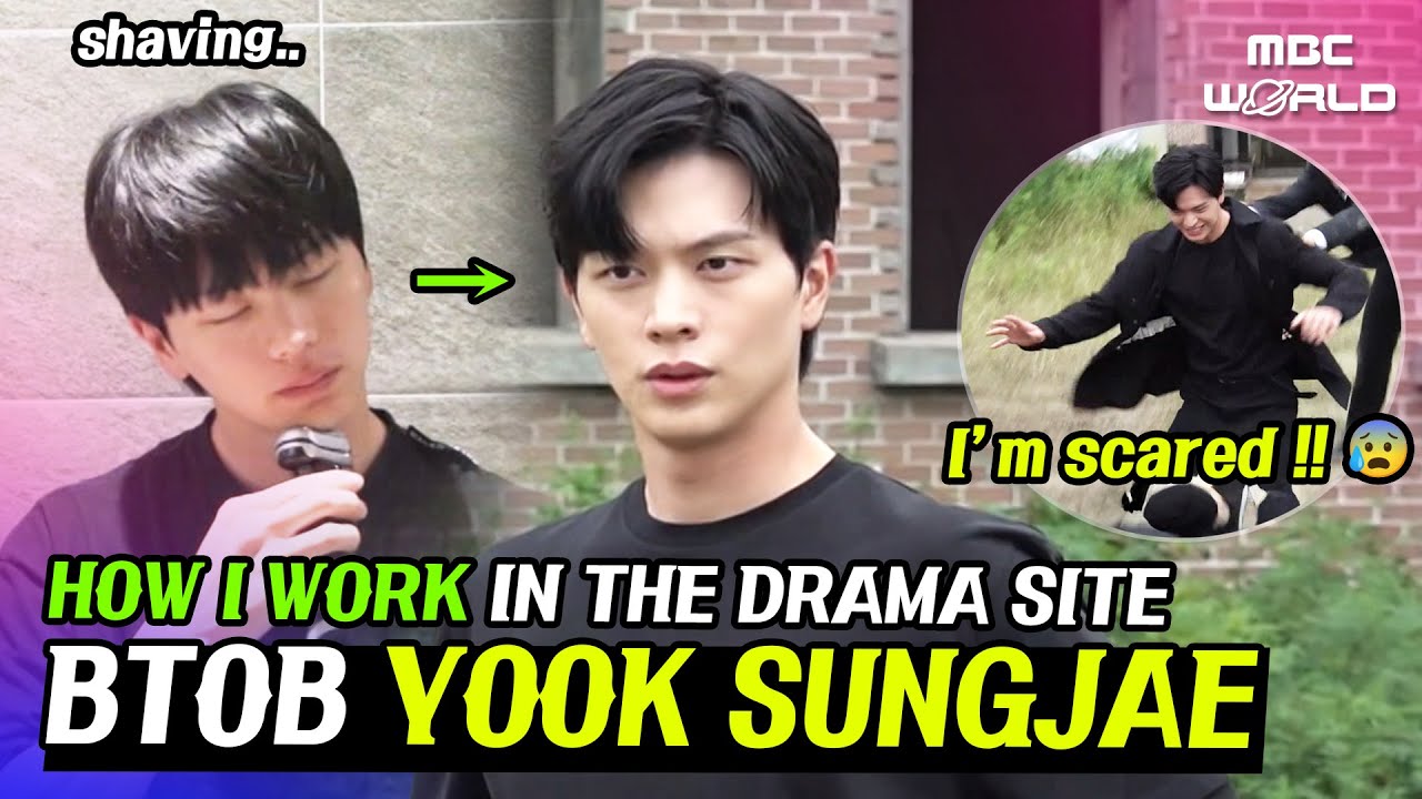 [C.C.] Screaming out the words in his heart during the shoot #BTOB #YOOKSUNGJAE