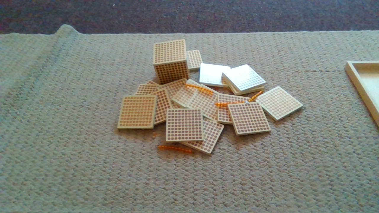 Montessori - The exchange game