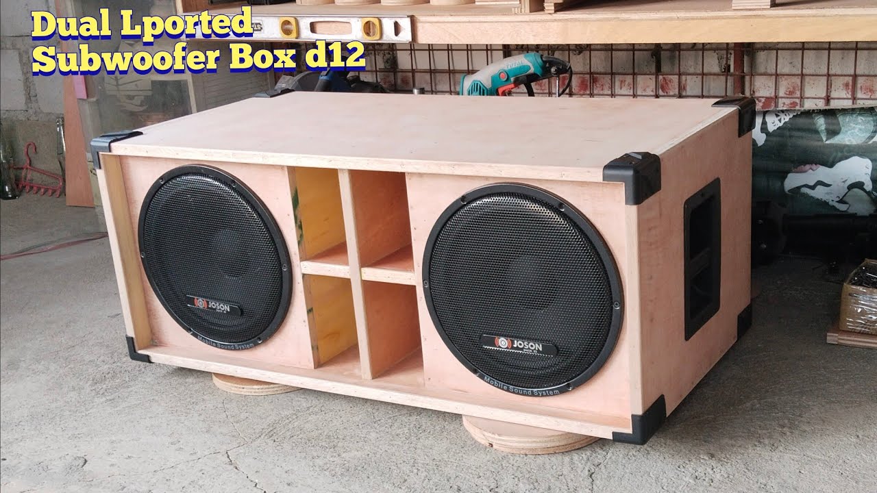 Dual Lported Subwoofer Box d12