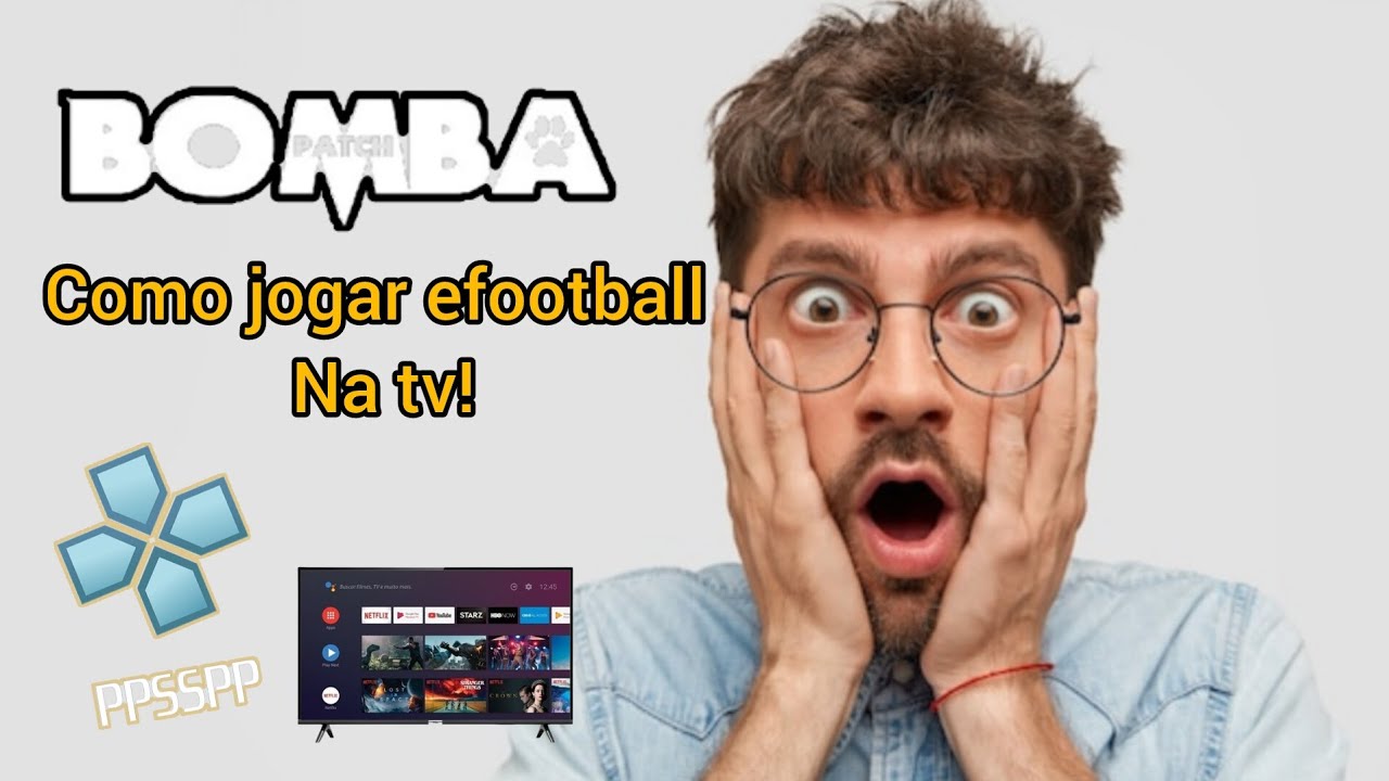 Como jogar efootball direto na tv Android!