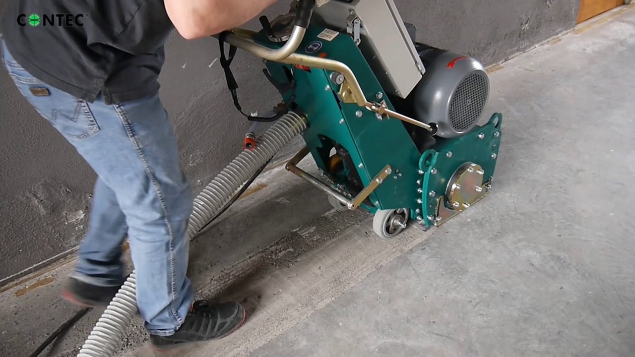 CONTEC Bodenfräse CT320 - Fraesen von Hartstoffboden