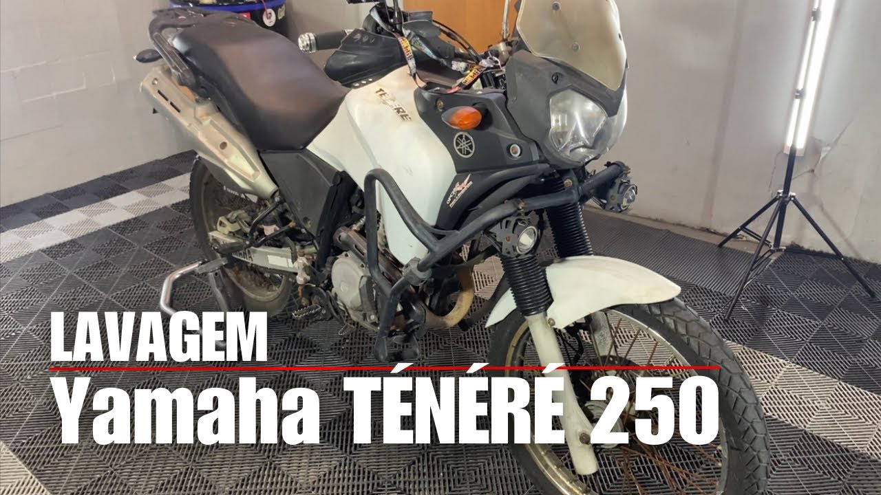 Lavagem DIFÍCIL na Yamaha TÉNÉRÉ 250