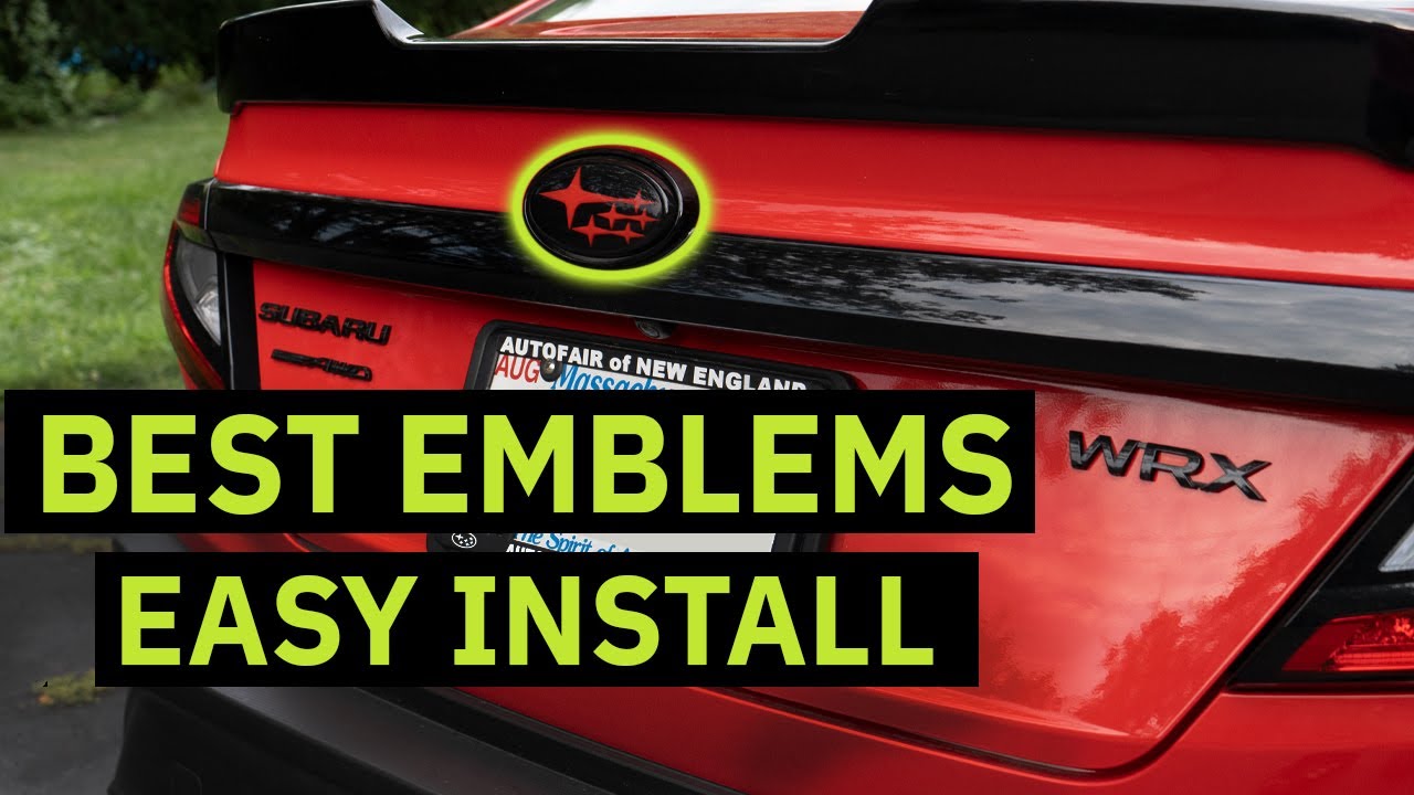 BEST Front & Rear Emblems For The 2022+ Subaru WRX [JXR Performance]