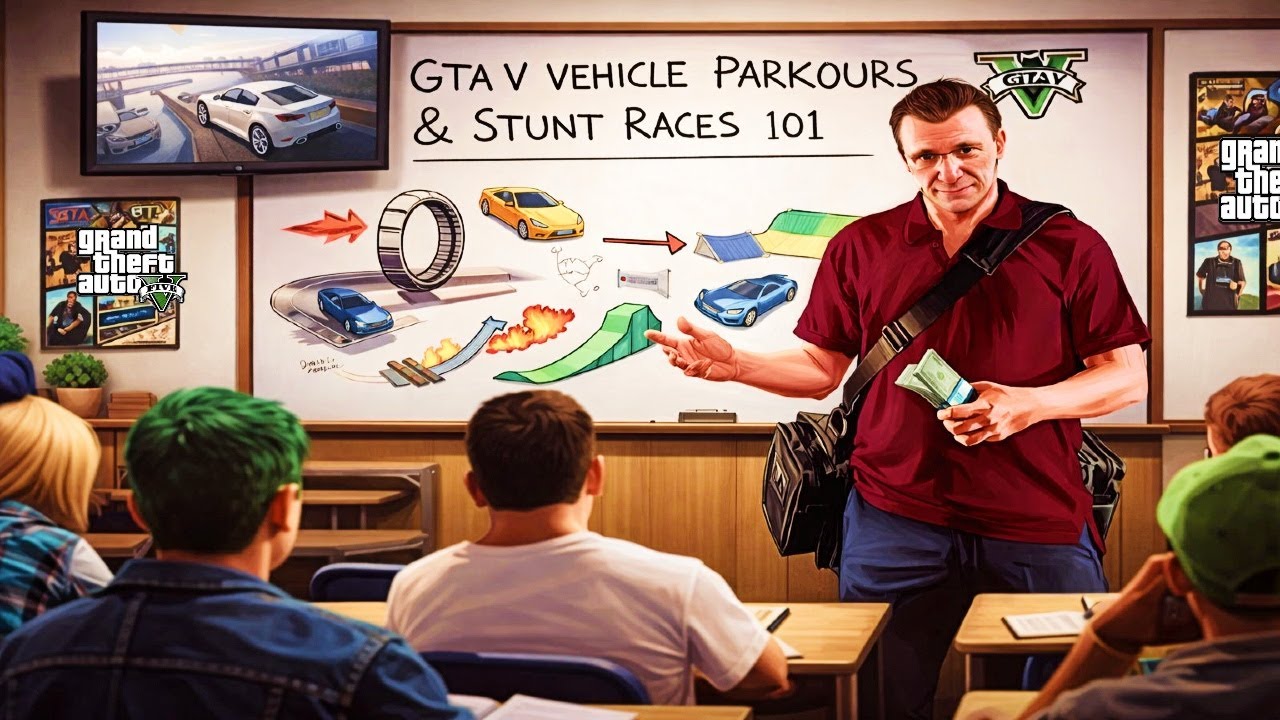 How to host custom races and parkours Gta 5