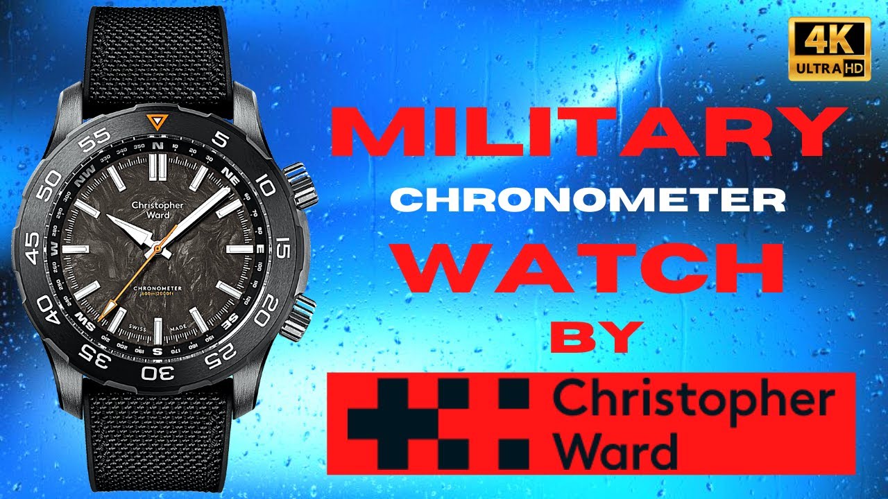 Обзор военных дайверских часов Christopher Ward C60 Lympstone (4K)