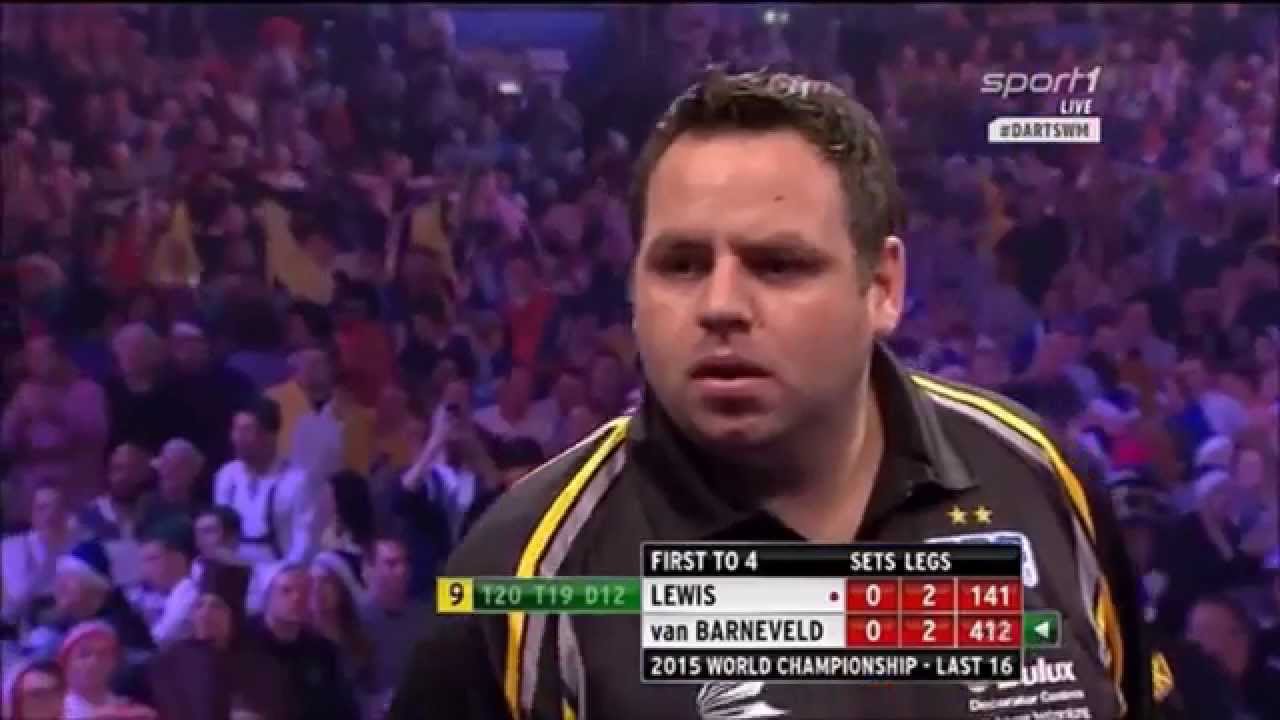 9 DARTER! | Adrian Lewis | World Darts Championship 2015  (HD)
