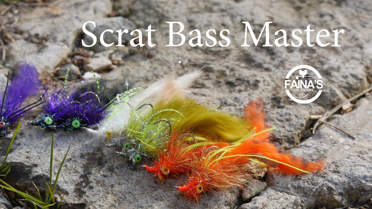 Streamer Scrat Black Bass Master con Zonker coniglio per Trota Carpa Lucio Perca lavora revers jig