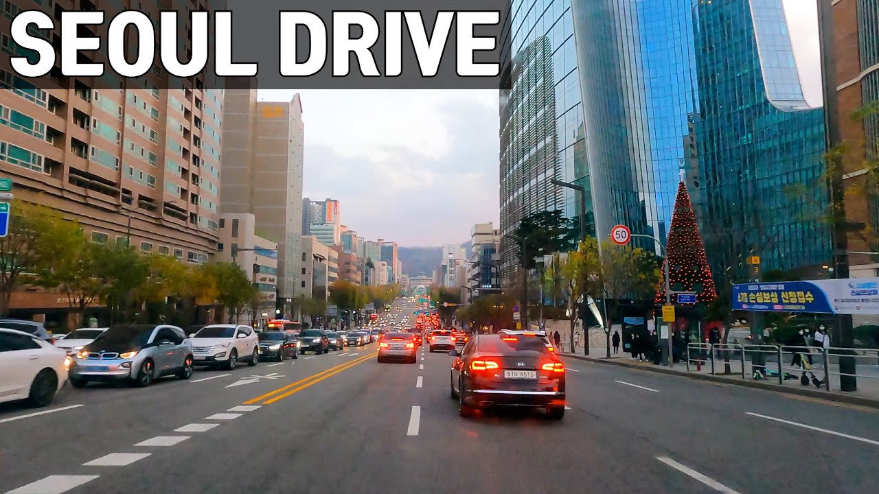 【Seoul Drive】 Along the Han river | Late Fall Ambience in November