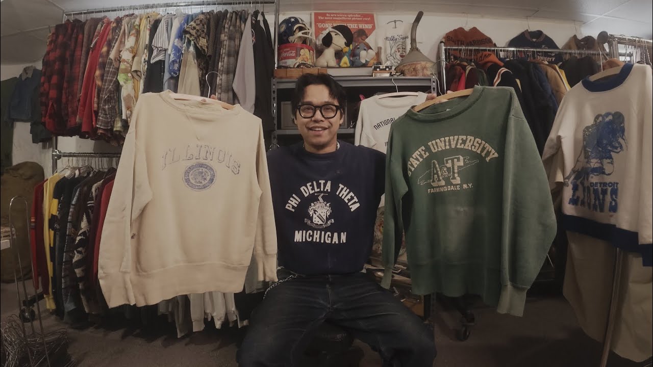 I bought old true vintage sweatshirts
