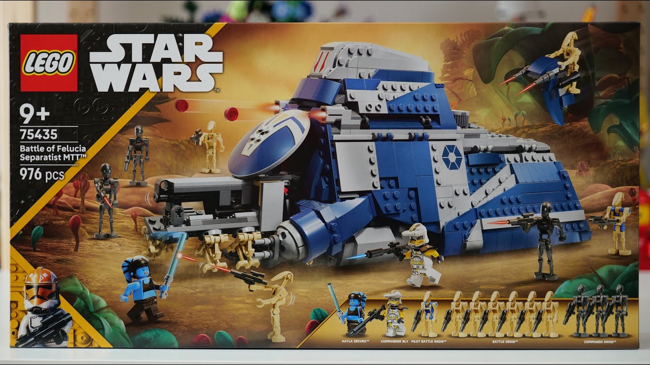 LEGO Star Wars 75435 Battle of Felucia Separatist MTT Speed Build