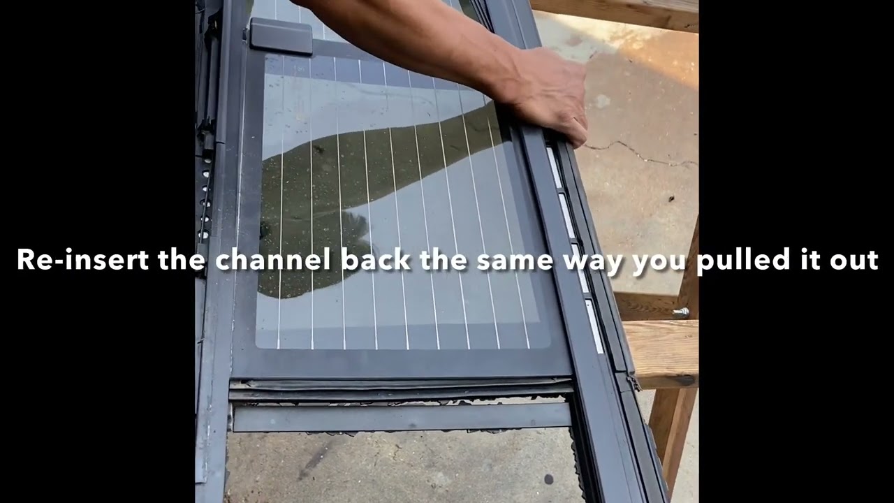 DB12196 How to Replace the Center Glass for the Chevy Silverado & GMC Sierra Power Sliding Glass
