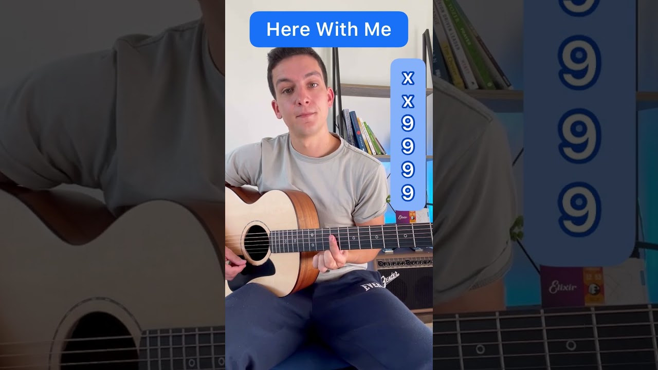 How to Play Here With Me by D4vd (Guitar Lesson)