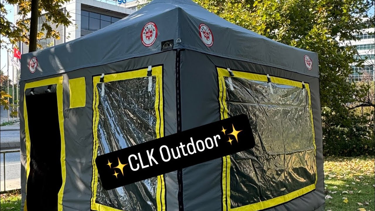CLK Outdoor Portatif Bagaj Boy İskelet Karavan Tentesi Gazebo Çadır Tanıtım #kamp #karavan #çadır