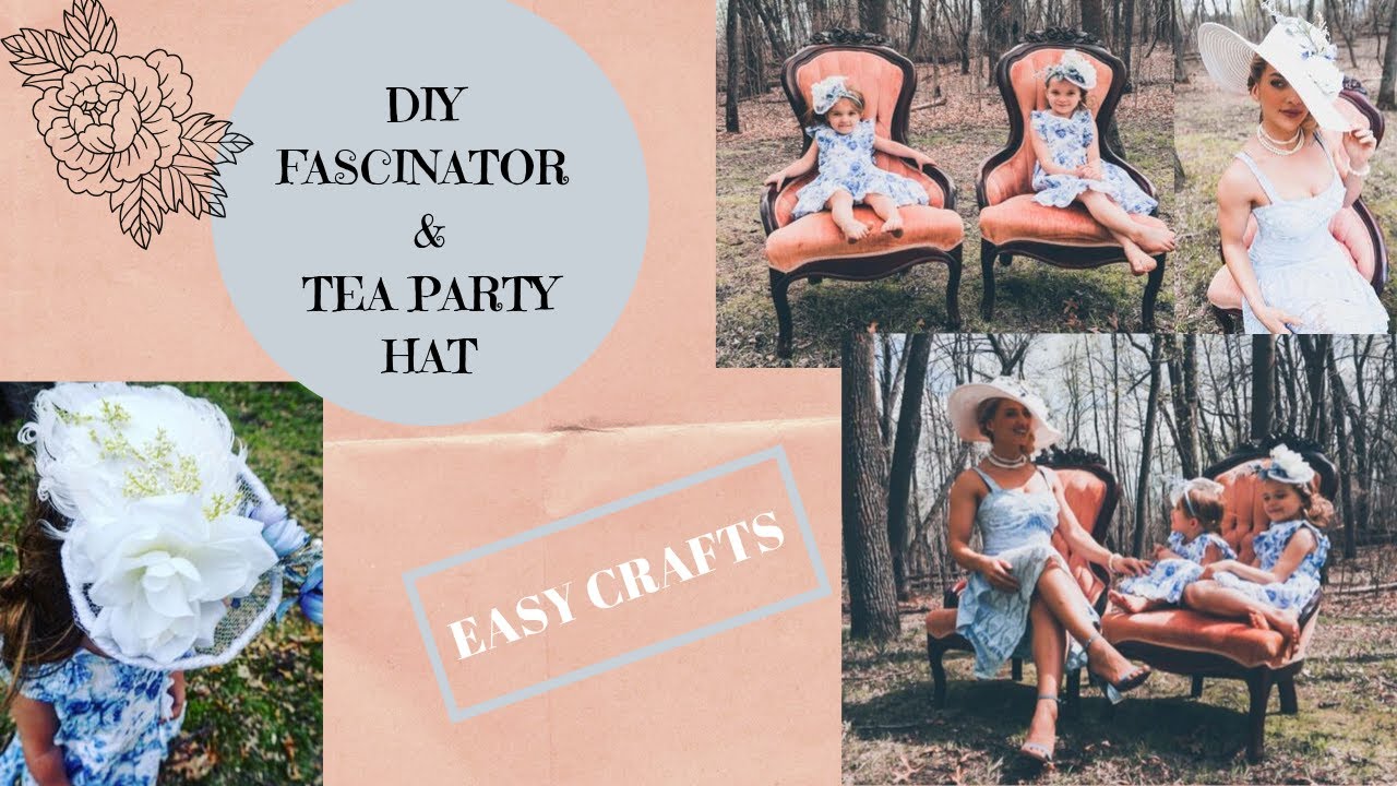 DIY FASCINATOR & TEA PARTY HAT | EASY CRAFTS