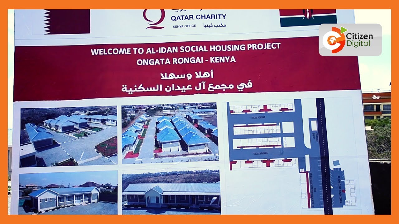 Qatar Charity builds modern housing units for vulnerable families at Olekasasi in Rongai, Kajiado