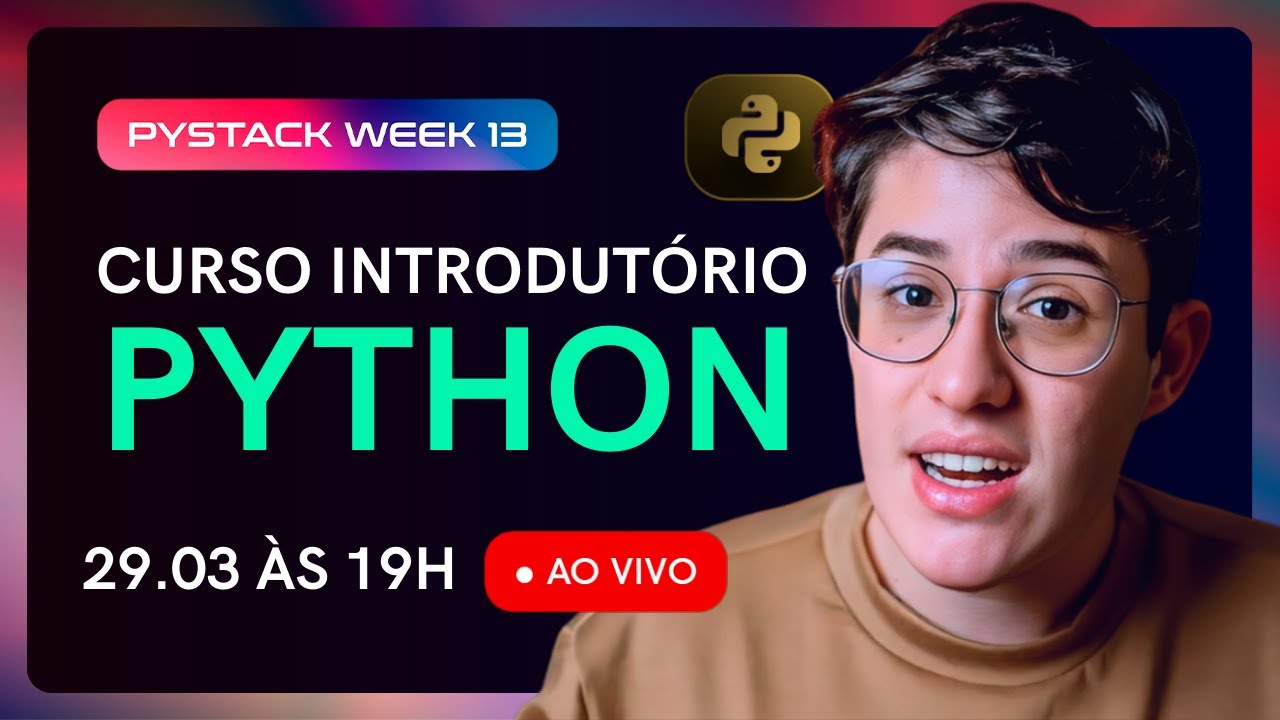 Curso introdutório COMPLETO de PYTHON | Aquecimento PYSTACK WEEK 13