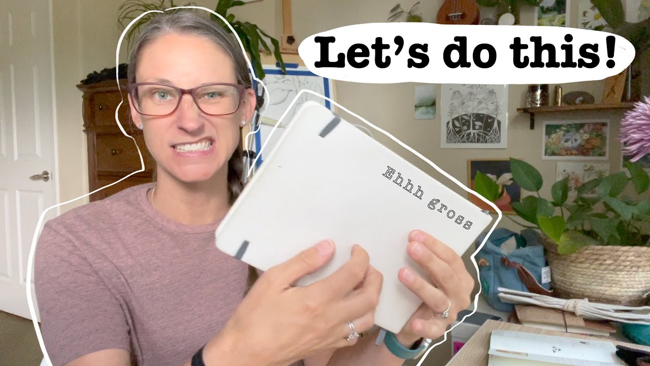 Finish my sketchbook with me