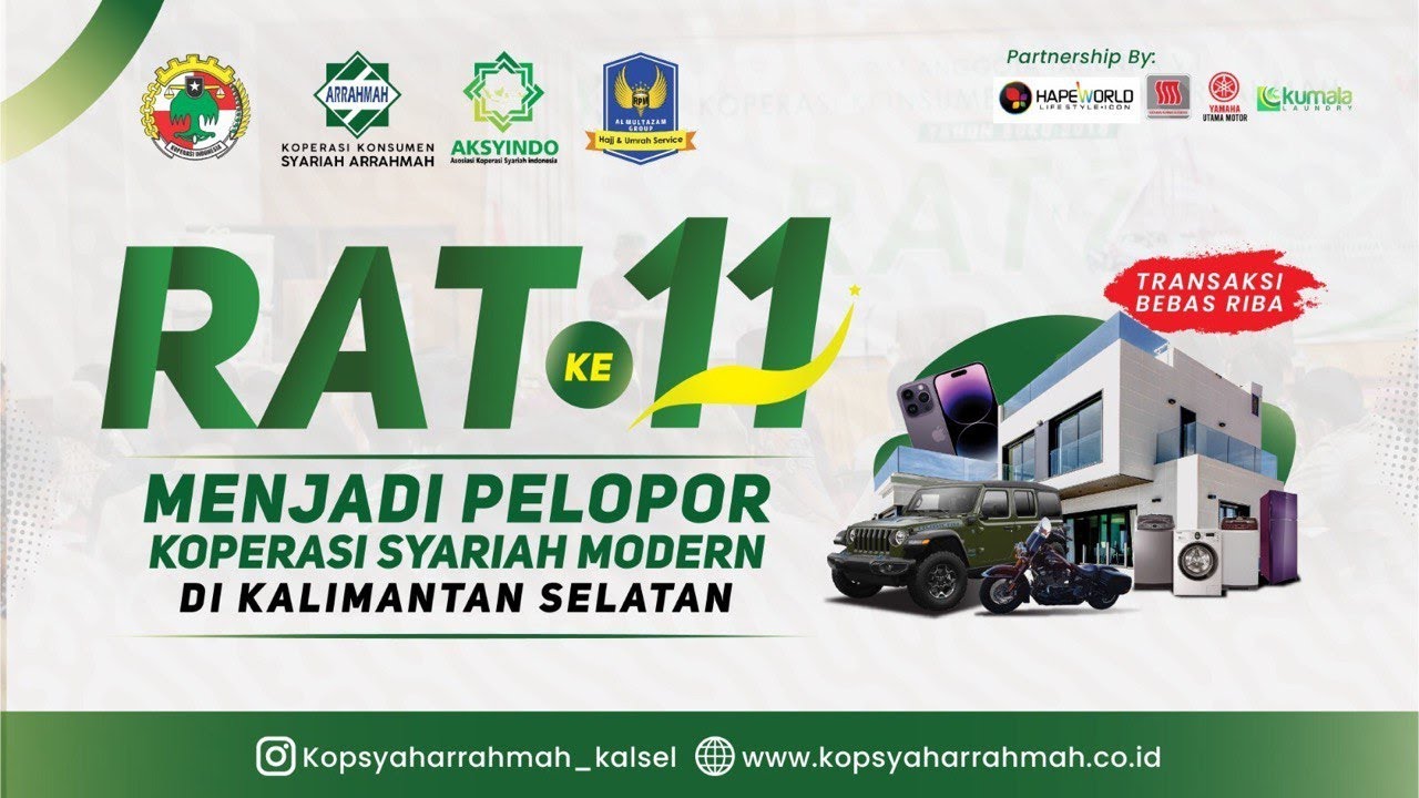RAPAT ANGGOTA TAHUNAN KE-11 Koperasi Konsumen Syariah Arrahmah