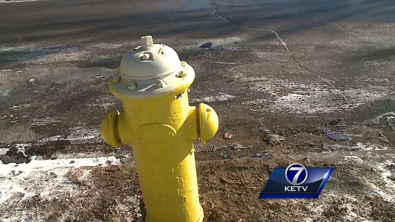 Crews smash windows of car blocking hydrant
