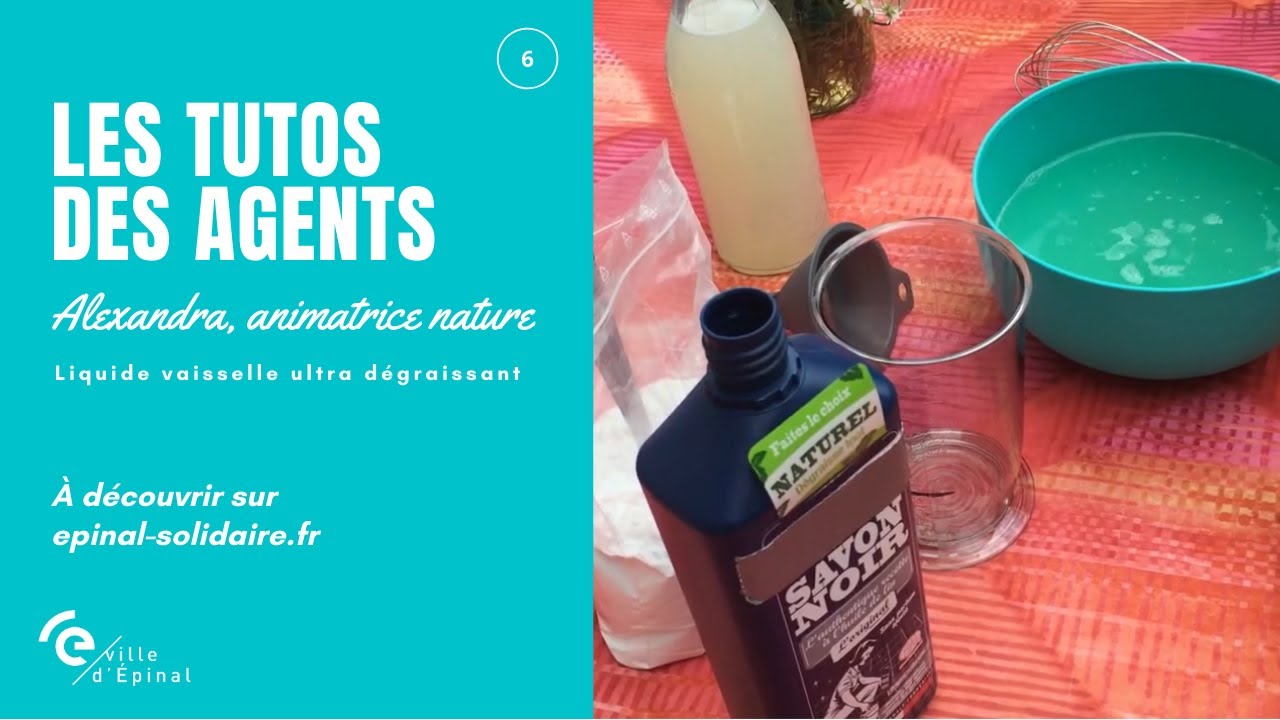 Tuto n°6 : Liquide vaisselle ultra dégraissant avec Alexandra