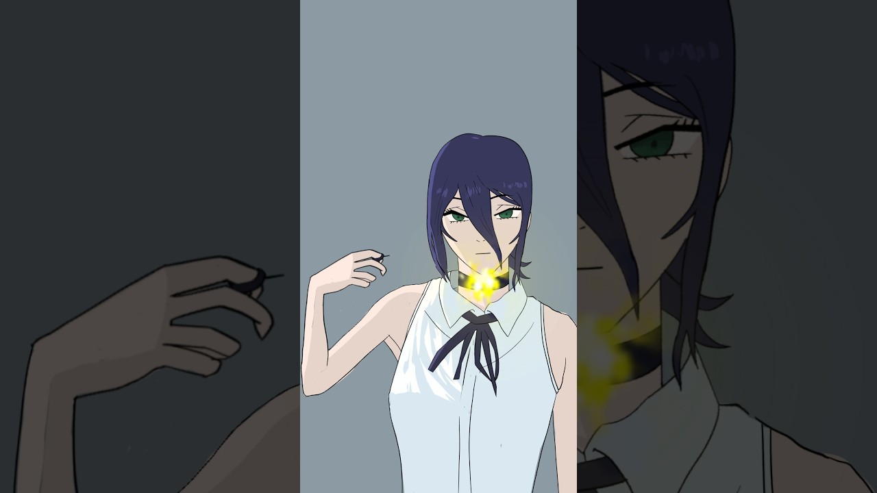 Reze Bomb Girl Transformation - 2D Animation 