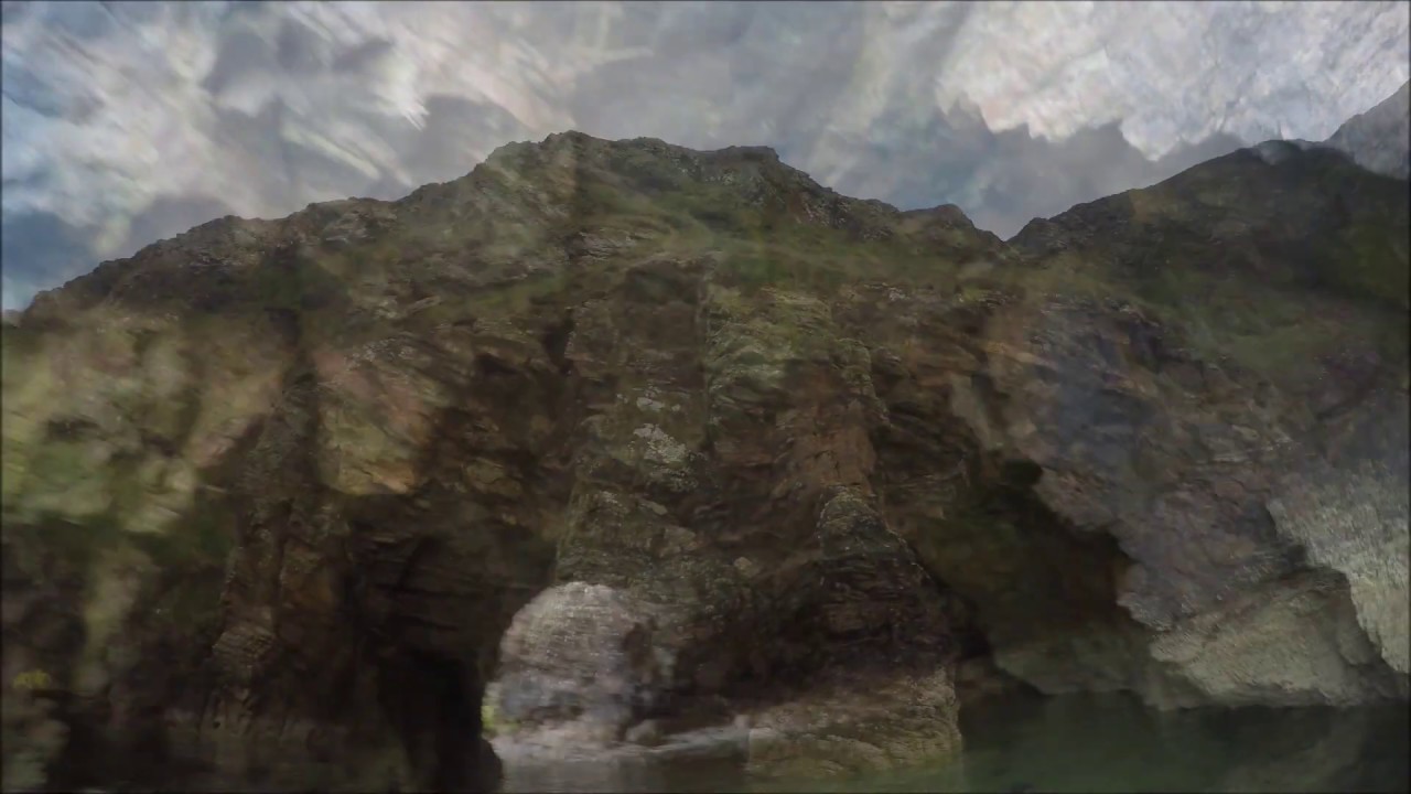 Magical caves, arches, dramatic coastline, Isle of Lewis sea kayaking in 4K