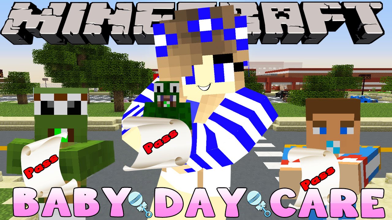 Minecraft-Baby Day Care-BABY DONNY JOINS DAY CARE!!