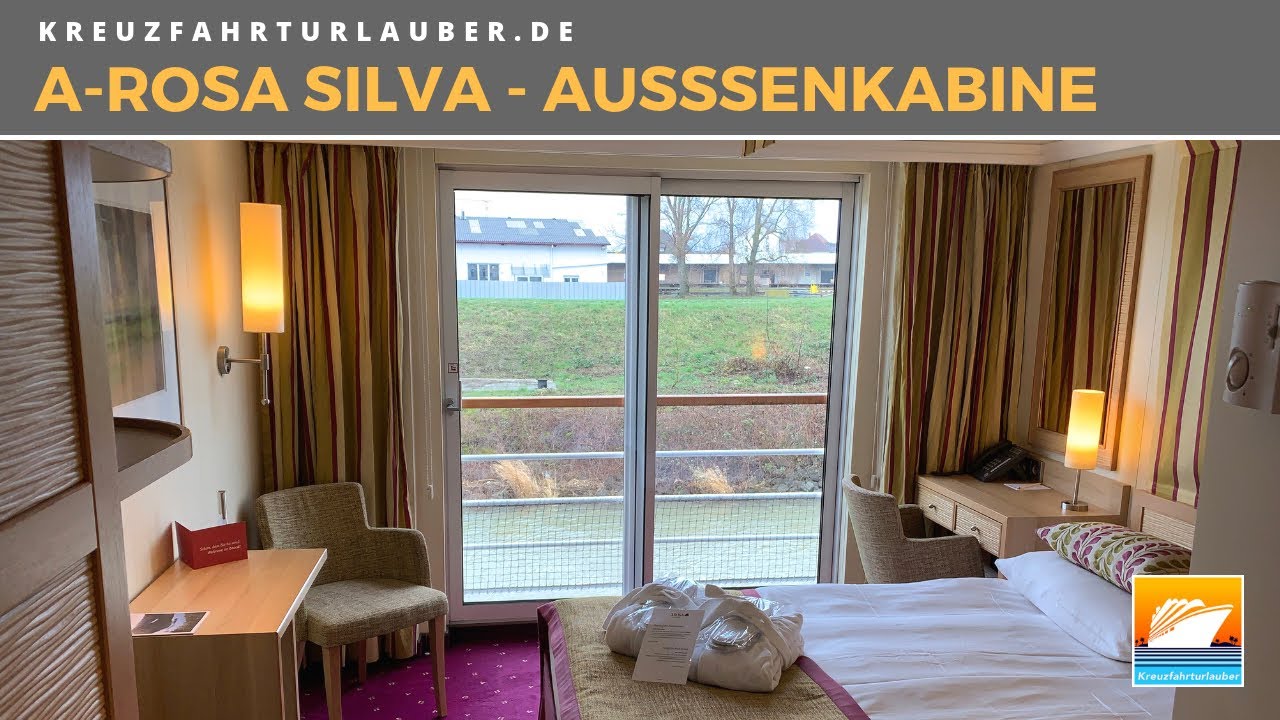 A-ROSA SILVA - Außenkabine mit franz. Balkon