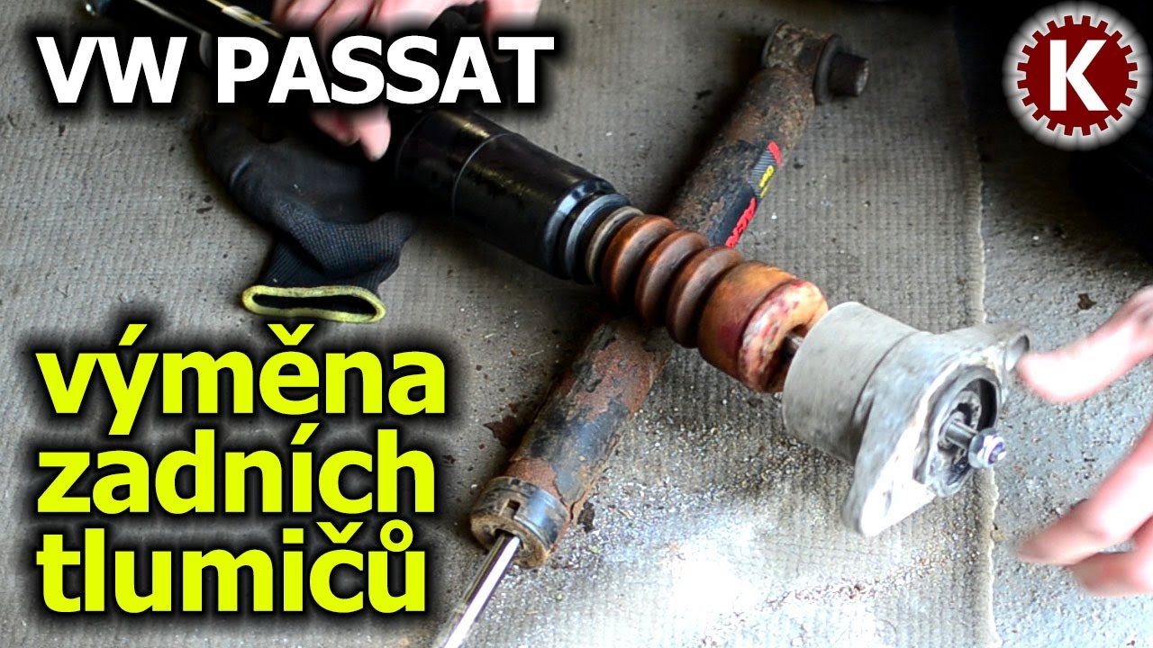 Výměna zadních tlumičů - VW Passat B5