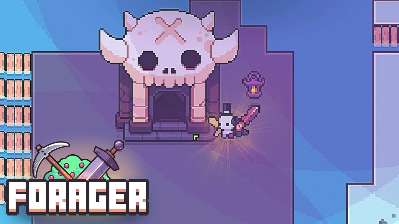 Forager - лабиринт из черепов решен!