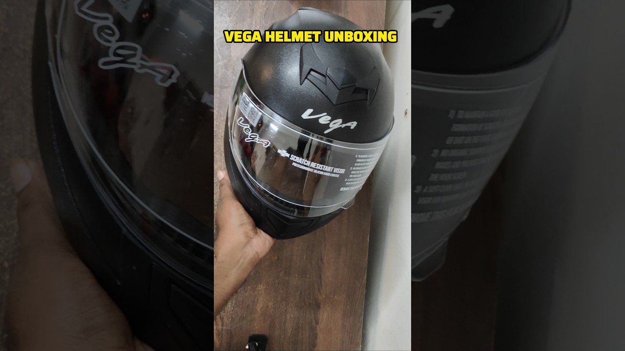 Vega helmet Unboxing 🔥#helmet #ytshorts