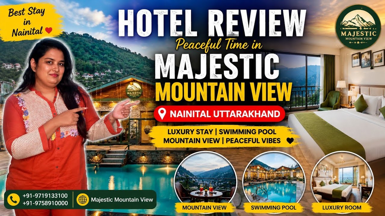 Nainital Hotel Review 🏨 | Luxury Room, Swimming Pool & Peaceful Mountain Stay